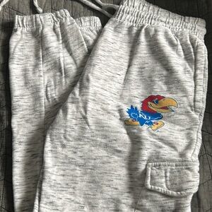 Gray Sweatpants with Logo